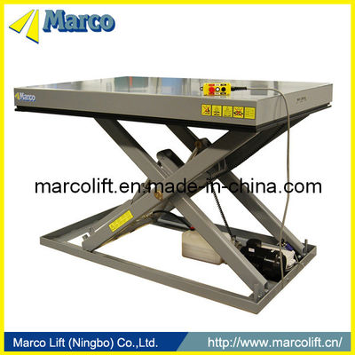 2-3 ton Marco Single Scissor Lift Table met CE-goedgekeurde heavy duty en duurzaam ontwerp