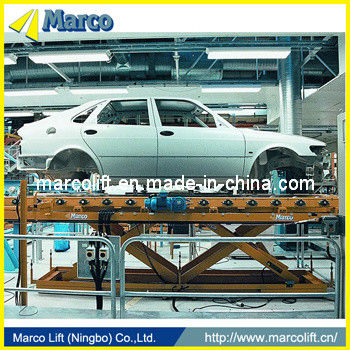 Vaste Marco Twin Scissor Lift Table voor auto productie lijn in de automobielsector