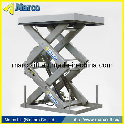 2 ton CE goedgekeurde Marco High Scissor Lift Table met aanpassing en op maat gemaakte aanvraag